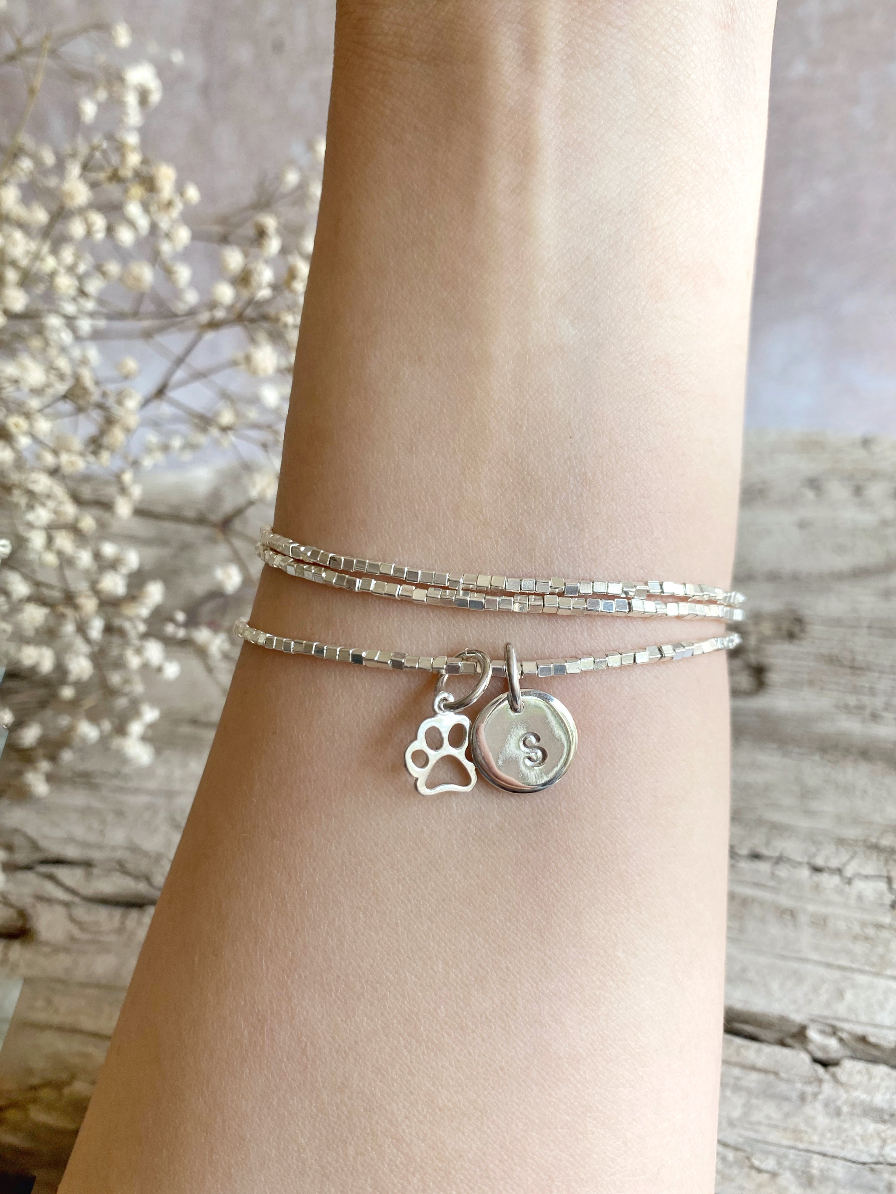 PULSERA MOSTACILLA CUADRADA MINI